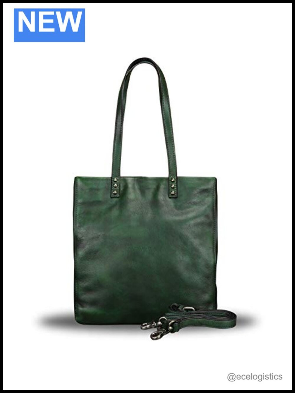 Genuine Leather Tote Satchel Handbag for Women Retro Top Handle Shoulder Bag